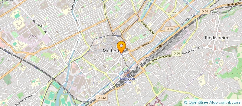 localisation de l'entreprise CABINET VALMONT  MULHOUSE