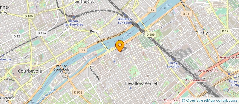 localisation de l'entreprise CABINET VANESSA GOUYOT à LEVALLOIS-PERRET