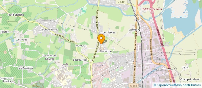 localisation de l'entreprise CABINET VASCULAIRE DES 3 B  ARNAS