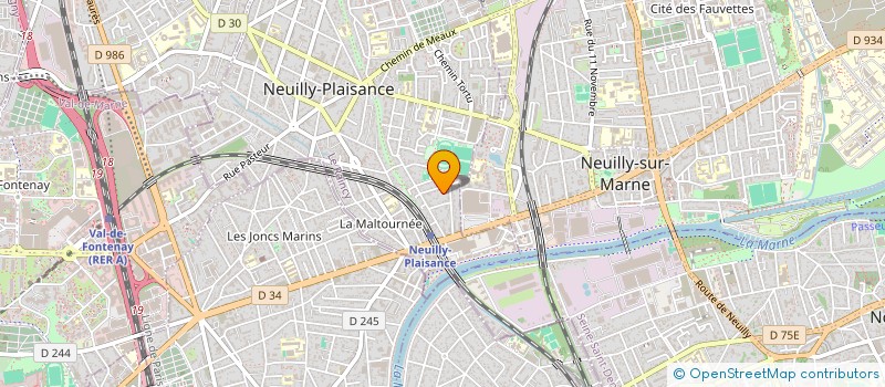 localisation de l'entreprise CABINET VAUBAN à NEUILLY-PLAISANCE