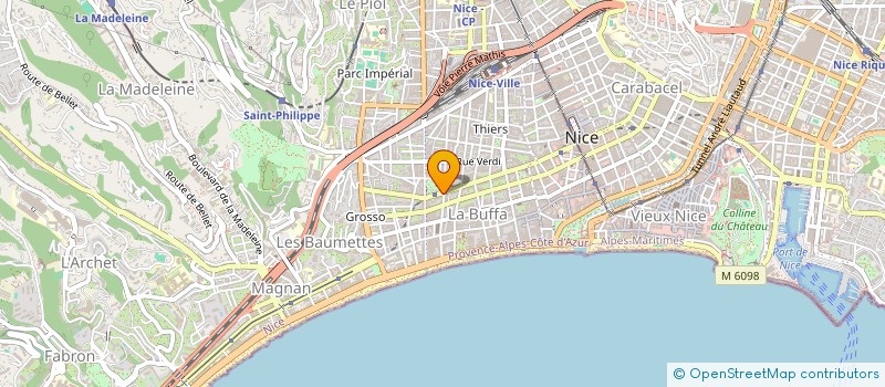localisation de l'entreprise CABINET VENTURA  NICE