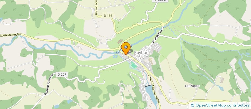 localisation de l'entreprise CABINET VETERINAIRE AVEC  ROYBON