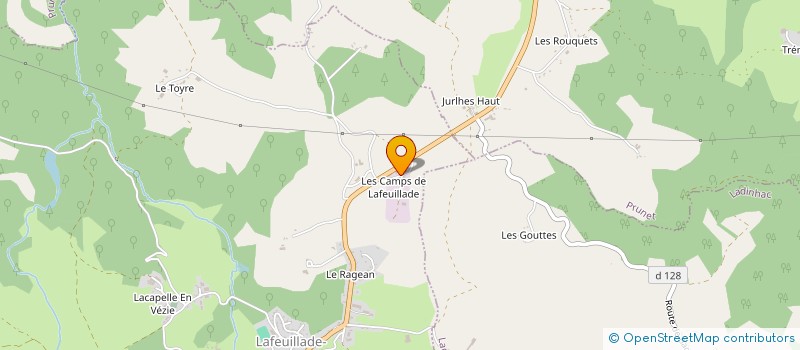 localisation de l'entreprise CABINET VETERINAIRE DEL BOUVERIE à LAFEUILLADE-EN-VEZIE