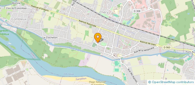 localisation de l'entreprise CABINET VETERINAIRE DES MUIDS à CHECY