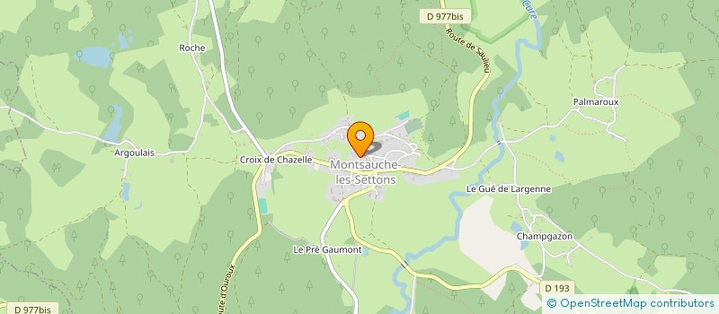 localisation de l'entreprise CABINET VETERINAIRE DU DOCTEUR DIERYCK à MONTSAUCHE-LES-SETTONS