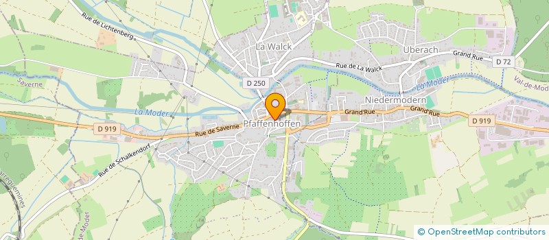 localisation de l'entreprise CABINET VETERINAIRE DU ROMAIN  VAL-DE-MODER