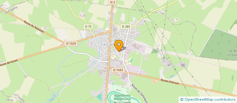 localisation de l'entreprise CABINET VETERINAIRE GOSSET-VANDYCKE à LA CAPELLE
