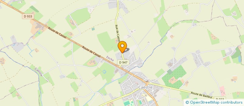 localisation de l'entreprise CABINET VETERINAIRE HOORELBEKE à EECKE