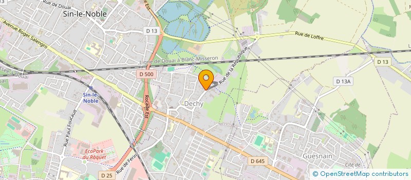 localisation de l'entreprise CABINET VETERINAIRE XAVIER MASSIN  DECHY