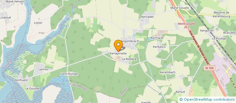 localisation de l'entreprise CABINET VICTOR à LANDAUL