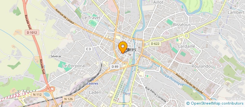 localisation de l'entreprise CABINET VIDAL-PRADALIE  CASTRES