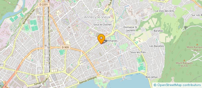 localisation de l'entreprise CABINET VIGLIANO à ANNECY