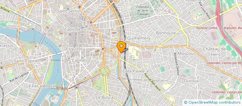 localisation de l'entreprise CABINET VIGOUROUX  TOULOUSE