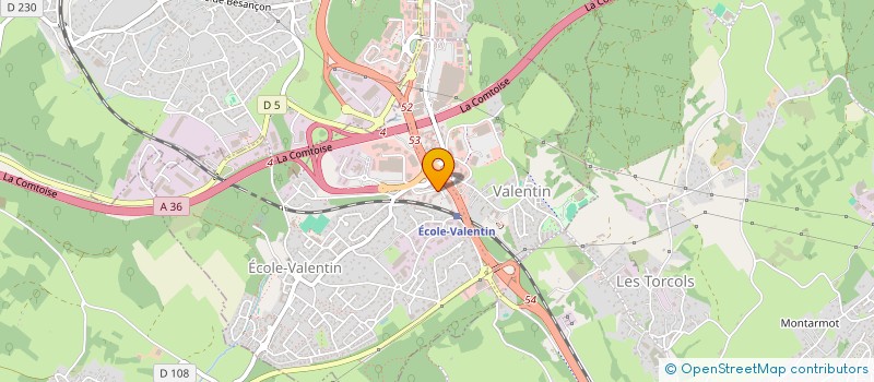 localisation de l'entreprise CABINET VILLAUMIE à ECOLE-VALENTIN