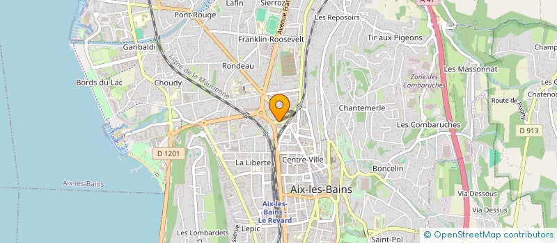 localisation de l'entreprise CABINET VINCENT-DEVUN à AIX-LES-BAINS