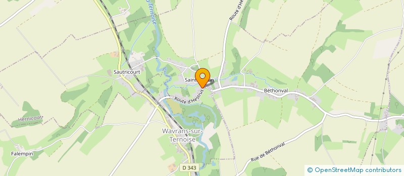 localisation de l'entreprise CABINET VINCENT VANCAEYZEELE  HERNICOURT