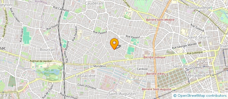 localisation de l'entreprise CABINET VINDER  BORDEAUX