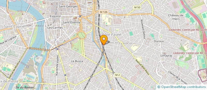 localisation de l'entreprise CABINET VITET à TOULOUSE