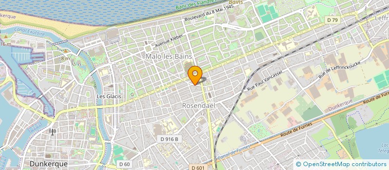 localisation de l'entreprise CABINET VOLTAIRE à DUNKERQUE