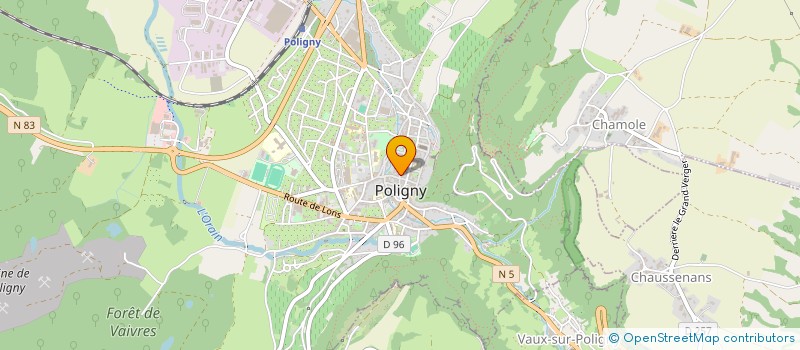 localisation de l'entreprise CABINET VUILLET ALINE ET MEHEUT HUGUES à POLIGNY
