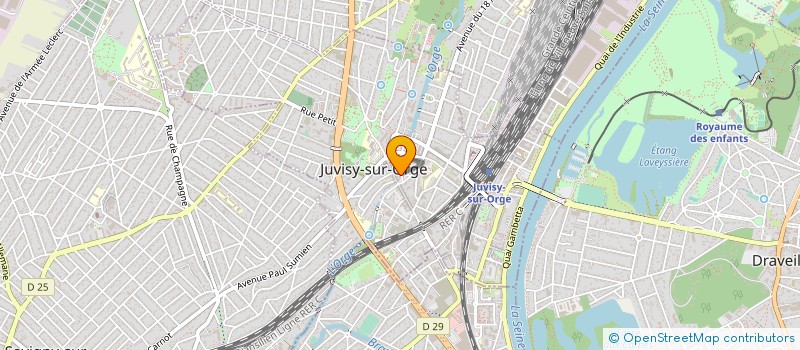 localisation de l'entreprise CABINET WEBSOLS à JUVISY-SUR-ORGE