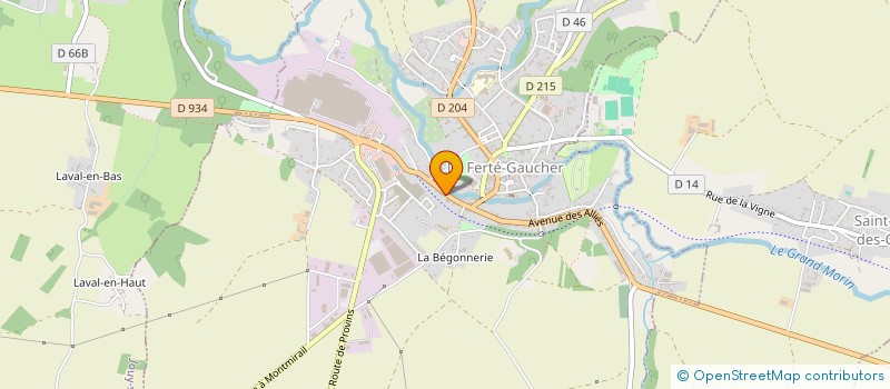 localisation de l'entreprise CABINET WIENERT à LA FERTE-GAUCHER