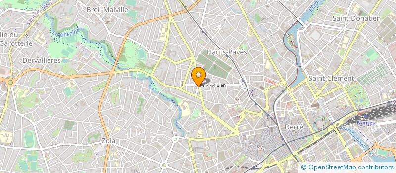 localisation de l'entreprise CABINET YANNICK DURAND à NANTES