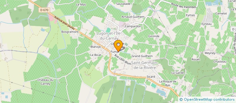 localisation de l'entreprise CABINET ZWARTJES  LUGON-ET-L'ILE-DU-CARNAY