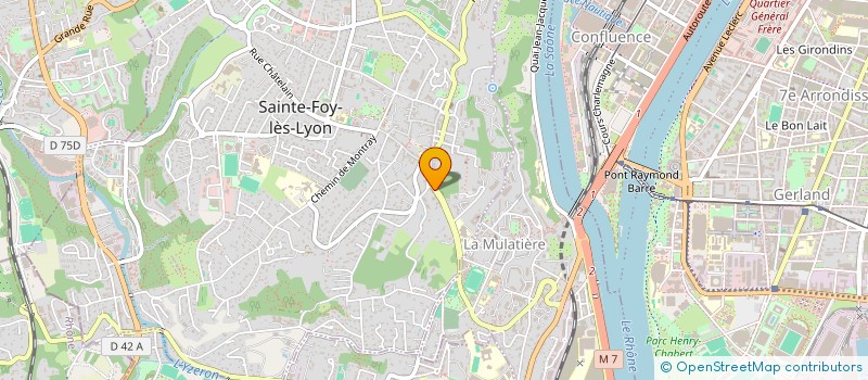 localisation de l'entreprise CABINETGYNECO.COM à SAINTE-FOY-LES-LYON