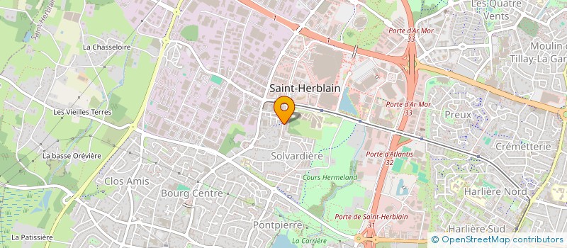 localisation de l'entreprise CABINETS D AVOCATS BOULANGER ET JOUBERT - BOULANGER  SAINT-HERBLAIN