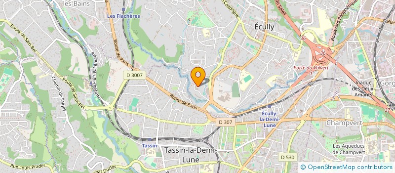 localisation de l'entreprise CABINT ROUX MEDITERRANEE  ECULLY