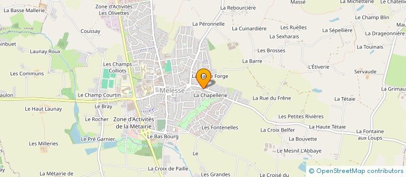 localisation de l'entreprise CABINVEST  MELESSE