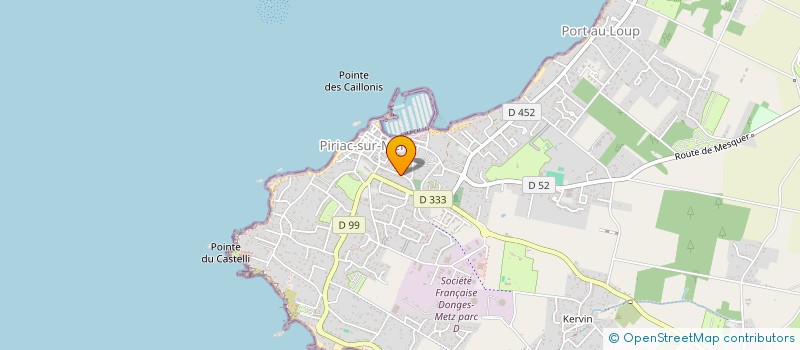 localisation de l'entreprise CABIOCH ARCHITECTE  PIRIAC-SUR-MER