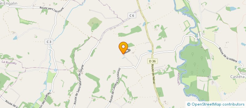 localisation de l'entreprise CABIRO  LAGARDE