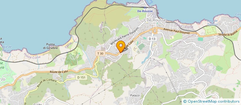 localisation de l'entreprise CABIROL INDIVISION à L'ILE-ROUSSE
