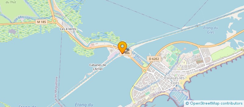 localisation de l'entreprise CABIRON CONSULTANTS à PALAVAS-LES-FLOTS