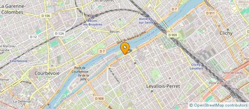 localisation de l'entreprise CABIROU à LEVALLOIS-PERRET