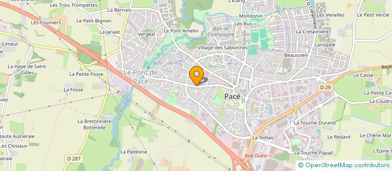 localisation de l'entreprise CABISPHERE  PACE