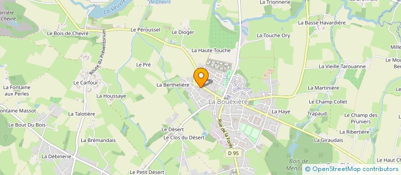 localisation de l'entreprise CABKIN  LA BOUEXIERE