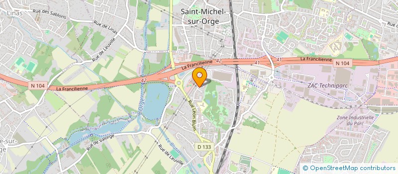 localisation de l'entreprise CABL à BRETIGNY-SUR-ORGE