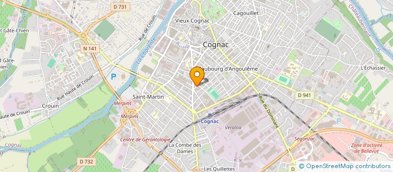 localisation de l'entreprise CABL'AUTOM à COGNAC
