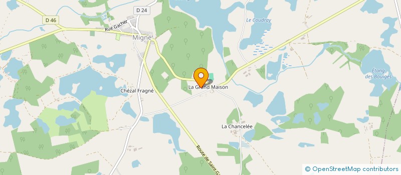 localisation de l'entreprise CABL'ELEC à MIGNE