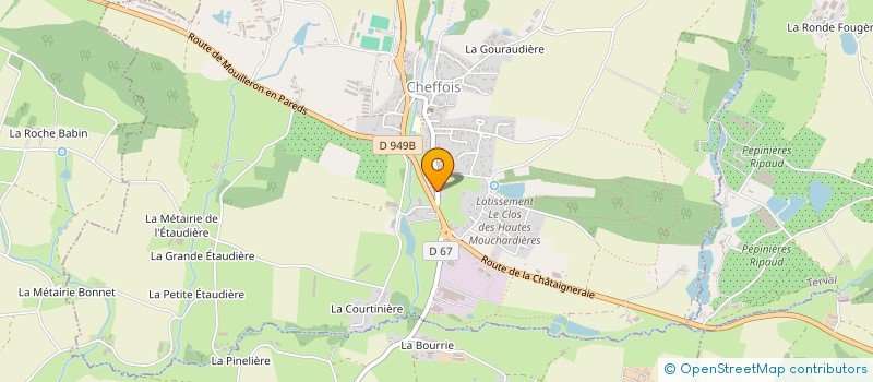 localisation de l'entreprise CABL'INOV  CHEFFOIS