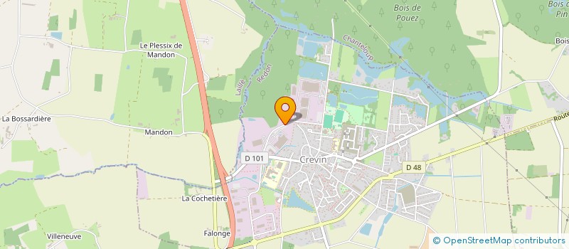 localisation de l'entreprise CABLAGE CHAUFFERIE SERVICES  CREVIN