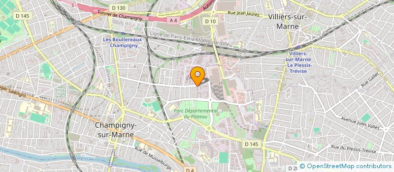 localisation de l'entreprise CABLAGE ET MONTAGE DE BOUTIQUES à CHAMPIGNY-SUR-MARNE