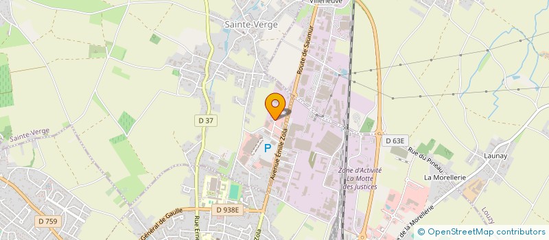 localisation de l'entreprise CABLAGE INDUSTRIES SOLUTIONS  SAINTE-VERGE