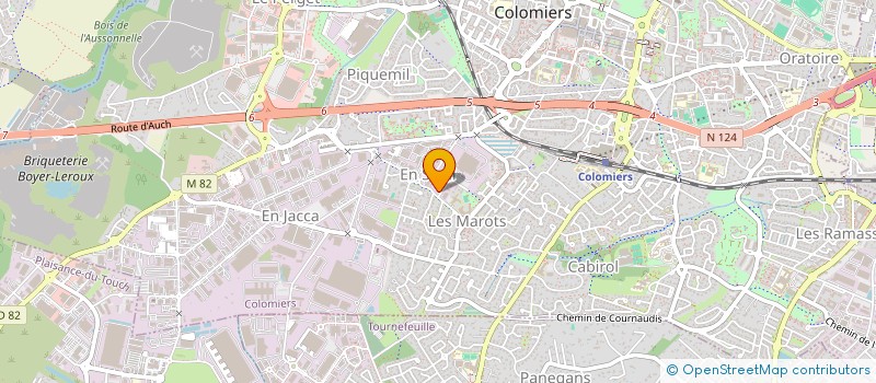 localisation de l'entreprise CABLAGE OCCITAN à COLOMIERS