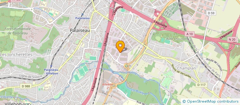 localisation de l'entreprise CABLAGE SECURITE MAINTENANCE à PALAISEAU