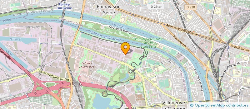 localisation de l'entreprise CABLANE à VILLENEUVE-LA-GARENNE