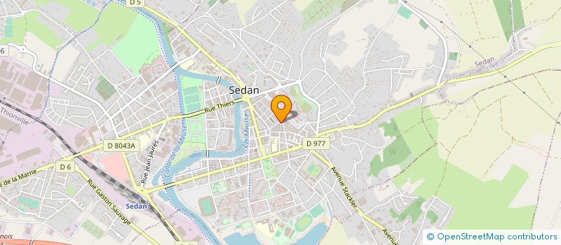 localisation de l'entreprise CABLAT IMMOBILIER  SEDAN